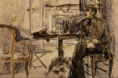 Seaside Villa by Édouard Manet